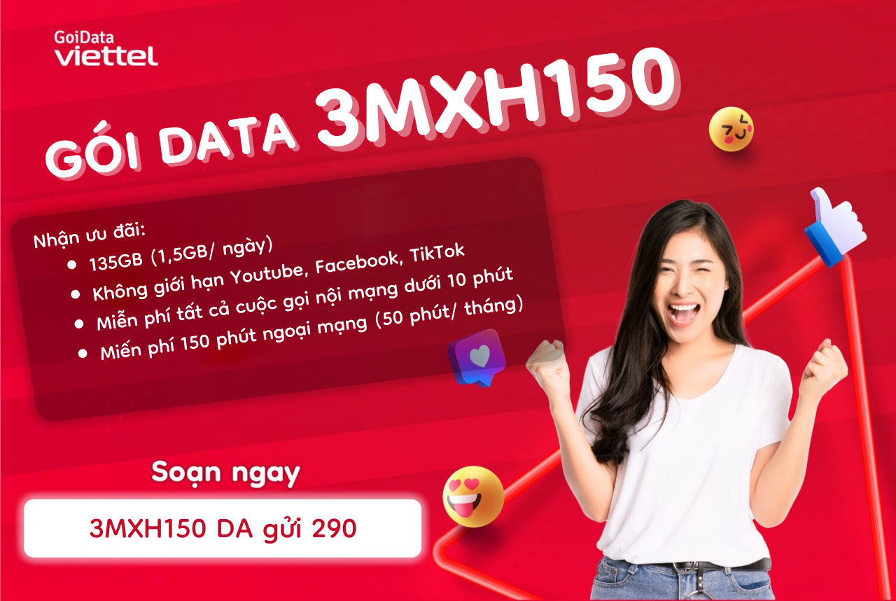 Hướng dẫn đăng ký 3MXH150 Viettel 1 huong-dan-dang-ky-3mxh150-viettel